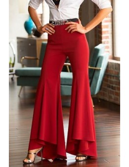 Women's High Waist Fashion Flare Pants  HE1603-02-02