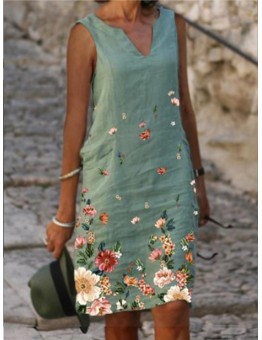 Shoulderless V-neck floral group  HE1605-03-02