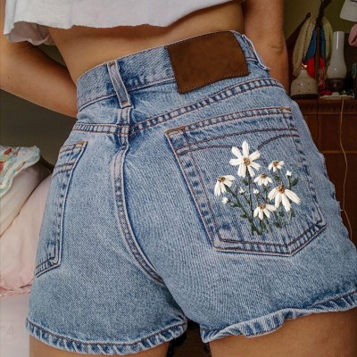 Tailored floral jeans HF2020-01-04 Tailored floral jeans HF2020-01-04