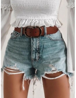 Work worn high waisted comfortable casual jeans HF3207-01-04