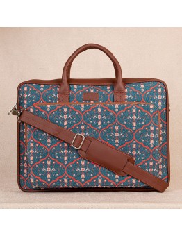 Sheesh Mahal Jaali Motif Laptop Bag