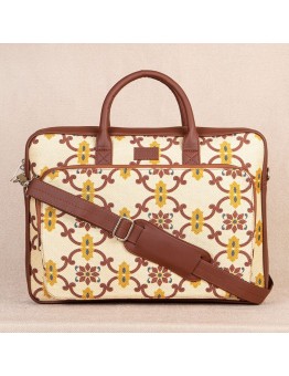 Chandra Mahal Raj Gadi Motif Laptop Bag